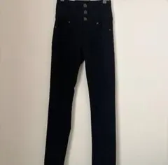 スキニーパンツ ハイウエスト　ブラック