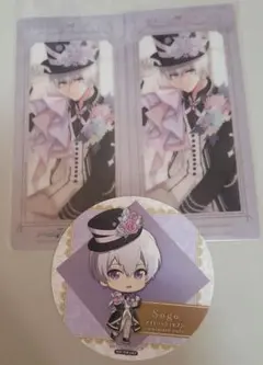 アイドリッシュセブン　アイナナ　アニカフェ　ブックマーク　コースター　壮五セット