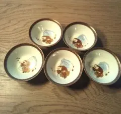 九谷焼 おちょこ 盃 酒器 5個セット売り