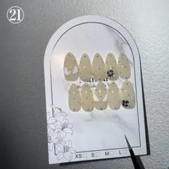 【オーダー】星ネイル ワンホン シンプル スナ系 オタ活韓国 キラキラ羽ネイル