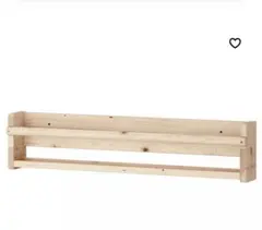 IKEA木製壁掛けラック ナチュラル　2台のサムネイル