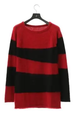 NOID. モヘヤニットラフボーダーC/N-PO