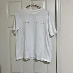 IMPRESS NO ONE ロゴ Tシャツ ホワイト