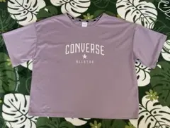 コンバース　Tシャツ　速乾　Lサイズ　パープル　レディースのサムネイル