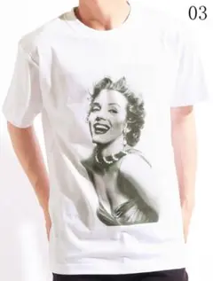 マリリンモンロー 03 フォト ユニセックス対応 S M L XL ストリート