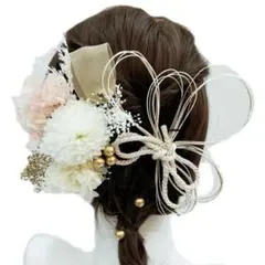 成人式 卒業式 入学式 袴 花飾り付きヘアアクセサリー