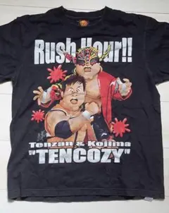 新日本プロレス 天山広吉 小島聡 Tシャツ 黒 Mサイズ
