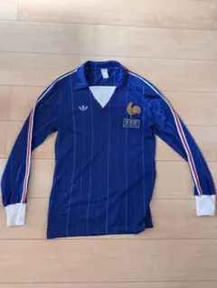 80-82年当時物フランス代表長袖ユニフォームadidasアディダス - メルカリ