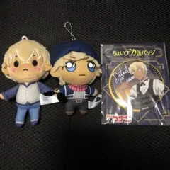 名探偵コナン　缶バッジ　安室透　ぬいぐるみ　3点セット