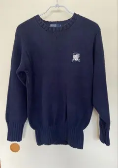 ナイガイ製Polo by Ralph Lauren コットンニット（L）