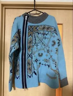 sacai Dr.woo ニット パッチワーク ボーダーサカイ ドクターウー