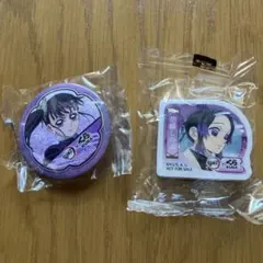 くら寿司　鬼滅の刃　 栗花落カナヲ 缶バッチ胡蝶しのぶ消しゴム