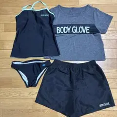 BODY GLOVE セパレート水着 9号　４点セット　ブラックのサムネイル