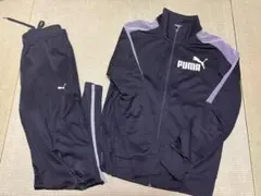 PUMA ジャージ 上下セット ブラック　メンズ　XS サッカー　ランニング