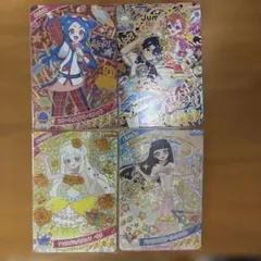 アイプリ　ジャンピンロケットサイン ビビ、つむぎ　４枚セット