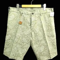 J.W.BRINE ペイズリー柄ショートパンツ　新品未使用　サイズ50のサムネイル