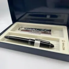 廃盤 旧ロゴ】 セーラー万年筆 プロフィット ブラックラスター EF 21金