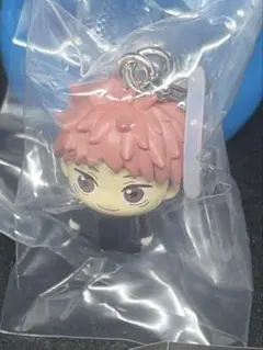 て*ん様 虎杖悠仁 めじるし アクセサリー キーホルダー 呪術廻戦 バンダイ 【