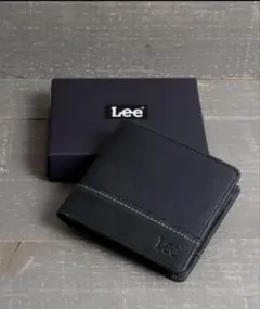 Lee 二つ折り財布 ブラックのサムネイル