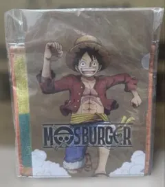 MOS BURGER ONE PIECE A4クリアファイル、ハンドタオルセット