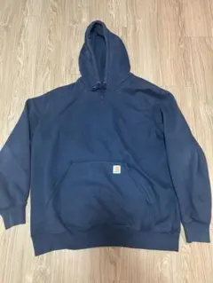 Carhartt ネイビー フード付きパーカー