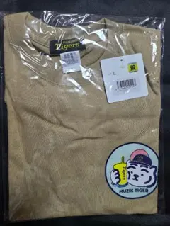 阪神タイガース☆MUZIK TIGER☆Tシャツ☆サンドカーキ☆Lサイズ☆新品