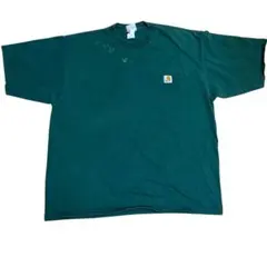 Carhartt グリーン Tシャツ XXL相当 ポケT ビックシルエット