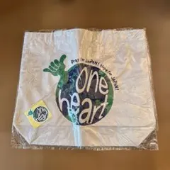 one heart トートバッグ 大きめ