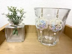 タティングレースピアス【シャーベット】