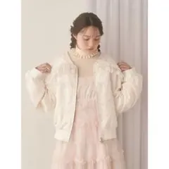 【未着用】merry jenny ribbon セーラーサテンブルゾンのサムネイル