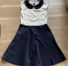 【レア】ZARA kids スカラップワンピース