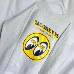 希少 90s MOONEYES ムーンアイズ スウェット HANES 霜降り