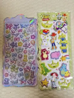 正規品ばるーんボンボン&トイストーリーもっちりシール