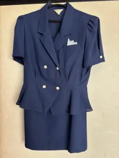 ネイビー ダブルブレストスーツ セット