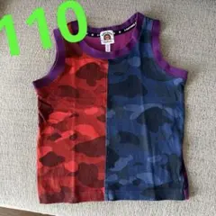 BAPE 迷彩 総柄 カレッジ タンクトップ パープル XL - メルカリ