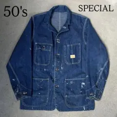 あ*氏様 50s PAYDAY デニムカバーオール 雰囲気系 50s PAYDAY カバーオール - メルカリ