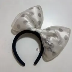 ディズニー ミニー カチューシャ デカリボン 白