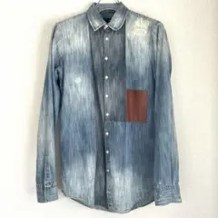 新品DSQUARED2 ディースクエアード　デニムシャツ　長袖ダメージ加工38 楽天市場】Dsquared2 ディースクエアード DENIM SHIRT デニム