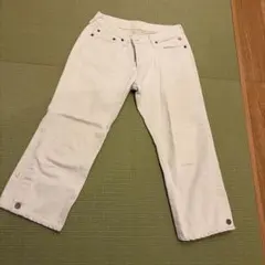 45rpm ホワイトデニム　7分丈