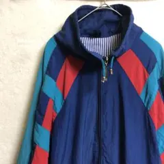 派手柄スポーティナイロンジャケット