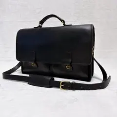 COACH オールドコーチ ビジネスバッグ ターンロック USA 黒 - メルカリ