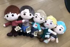 BTS タイニータン　くっつきぬいぐるみ　　　５体セット　　　　　　ダイナマイト