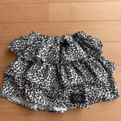 CECIL McBEE KIDS レオパード柄 フリルスカート 120