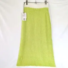 ニットナロースカート【WEB】OPAQUE.CLIP　　透かし編みスカートのサムネイル