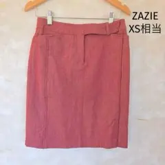 ザジ ZAZIE デニムスカート【XS相当】タイト 膝上丈 毛混のサムネイル