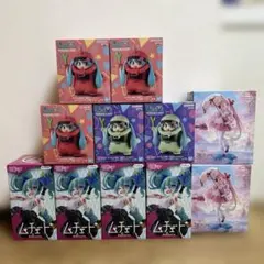 15個セット】初音ミク フィギュア☆ムチュート×7、ぬースト×3、も
