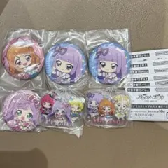アイカツ！×プリパラ あそーと 缶バッジ アクリルチャーム