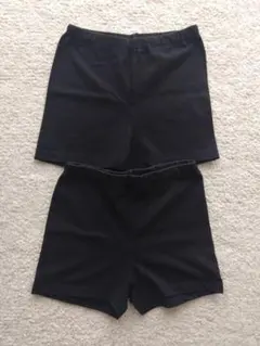ユニクロ ブラック インナーパンツ2枚セット 120cm