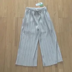 【新品】ikka カットプリーツワイドパンツ　160㎝のサムネイル