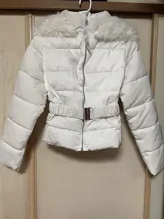 INGNI イング　ダウン　ショート丈　ホワイト　Mサイズ　ベルト付き
